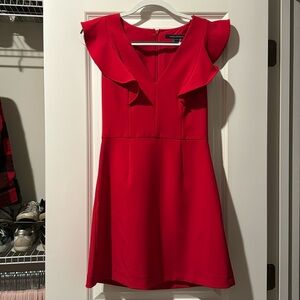 Red cocktail dress